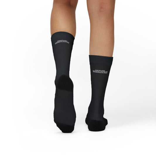 Athletic Black Crew Socks