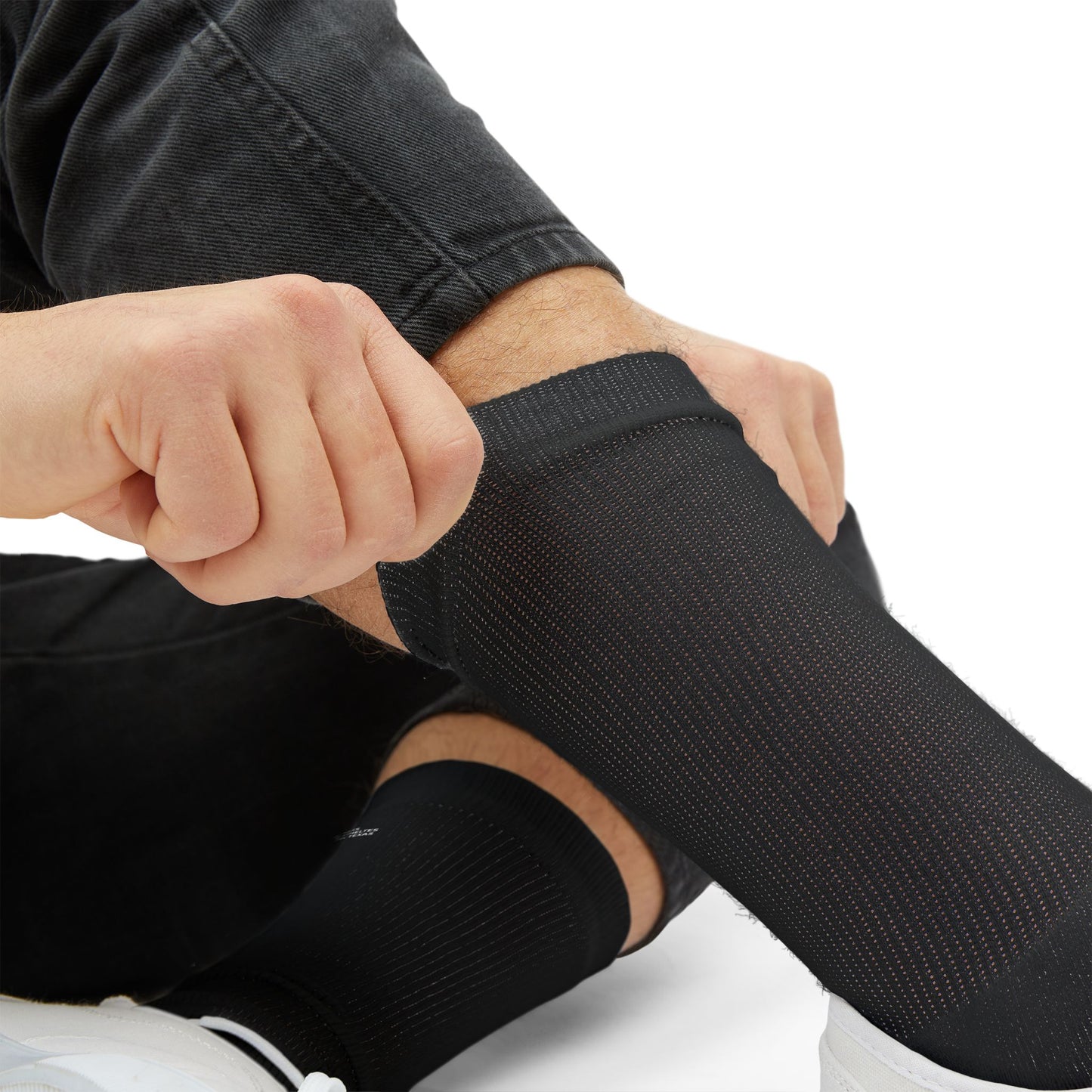 Athletic Black Crew Socks