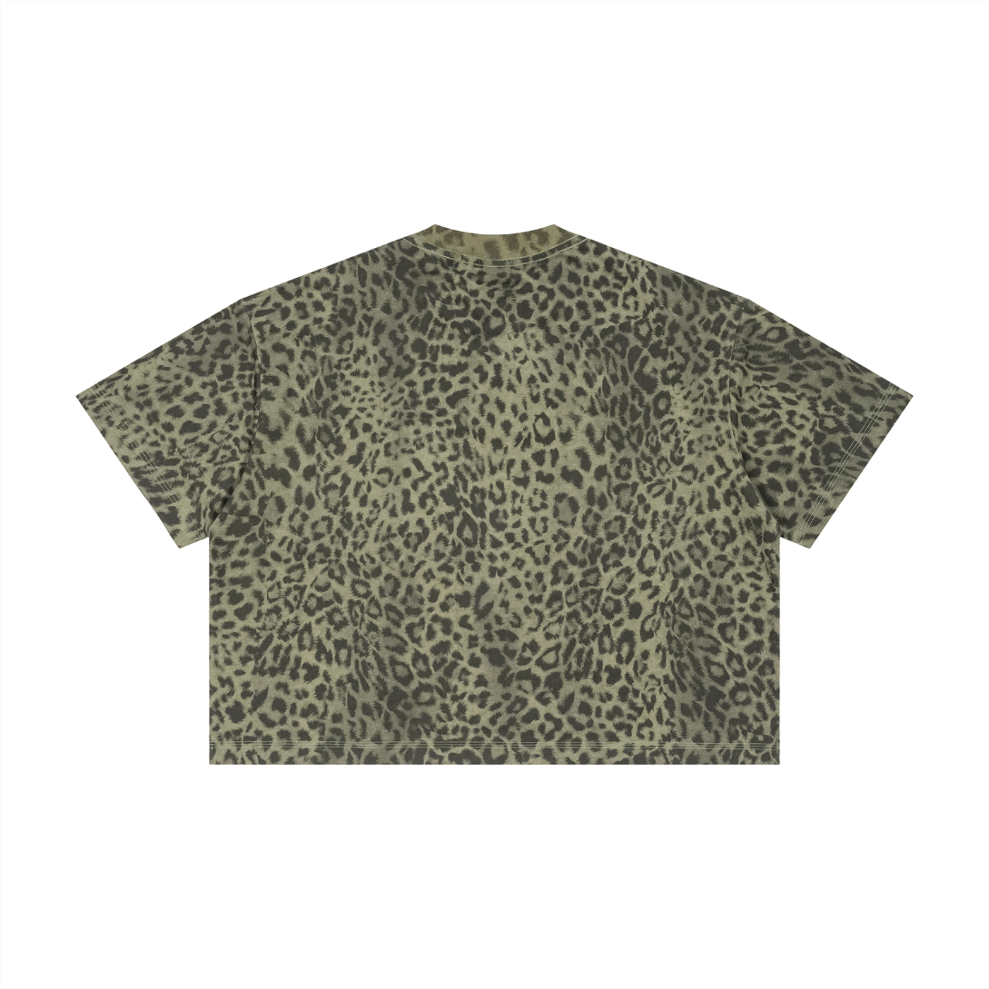 Unisex Leopard Print Boxy T-Shirt