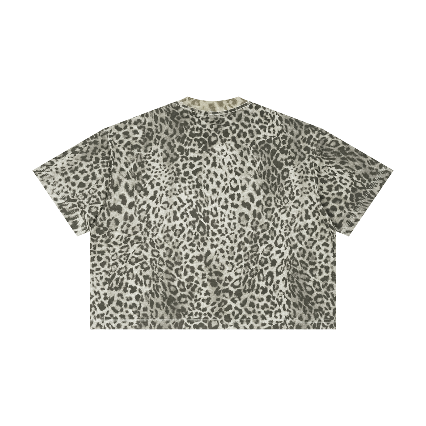 Unisex Leopard Print Boxy T-Shirt