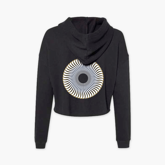 Eye of Wellness - Ladies Crop Hooded Sweatshirt