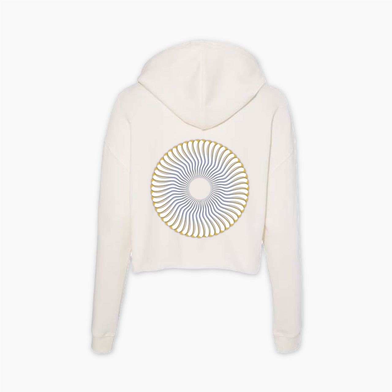 Eye of Wellness - Ladies Crop Hooded Sweatshirt