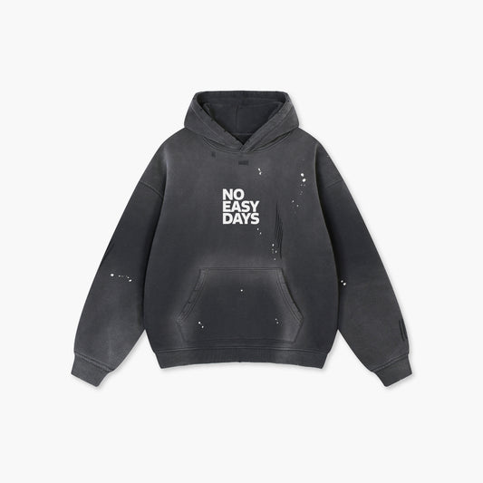 Vintage Fleece Hoodie - Washed Frayed Luxury Sweater | Yudae