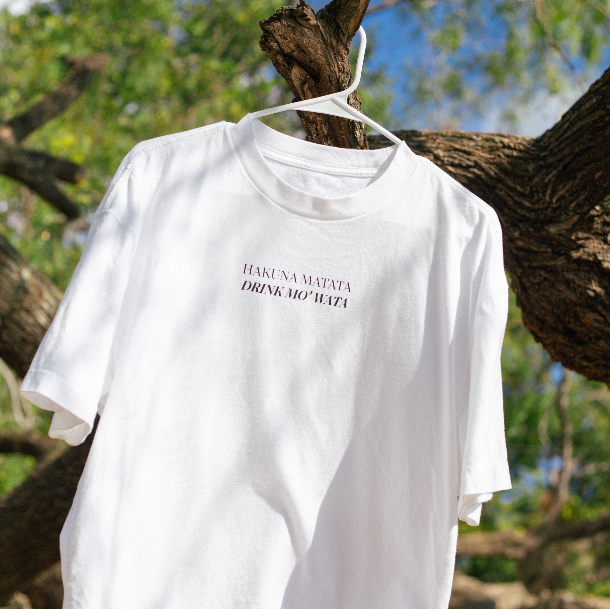 Hakuna Matata Hydration - Boxy Oversized Cropped T-Shirt - Hakuna Matata - Hydration - Yudae