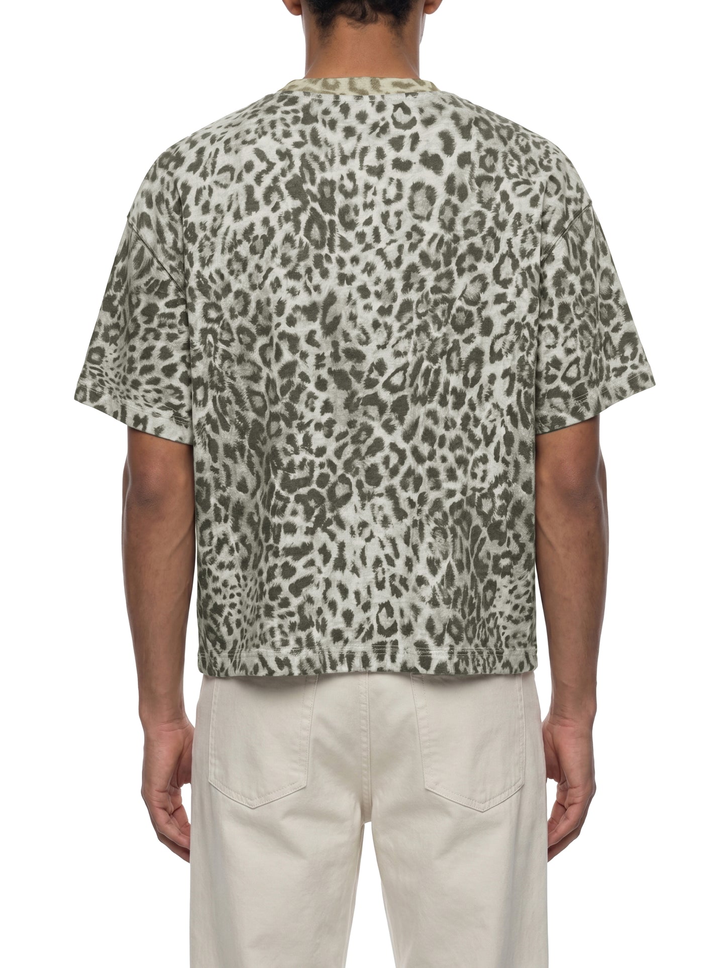 Unisex Leopard Print Boxy T-Shirt